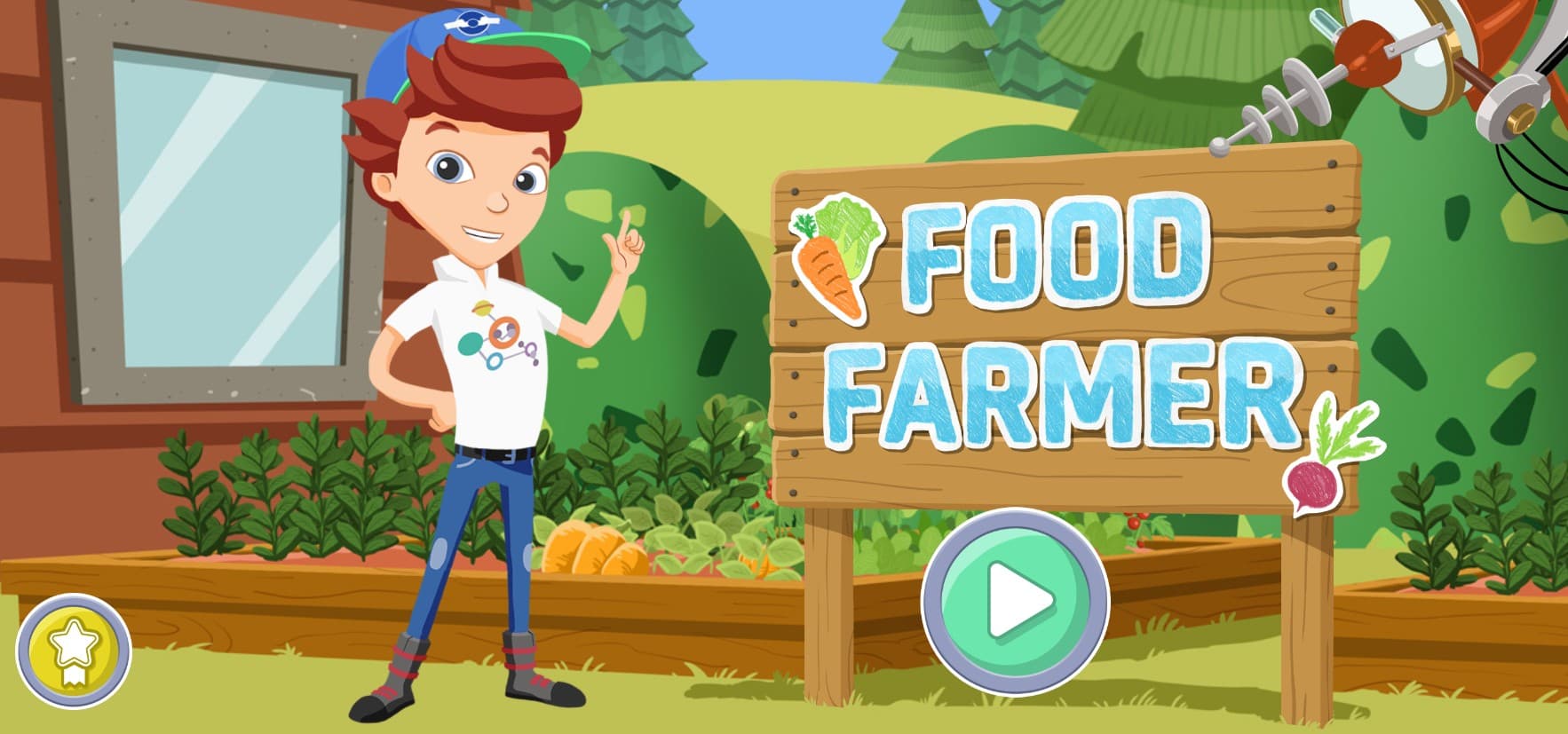 Food Farmer - Play Fun Online Farming Simulation: Cyber World Adventure