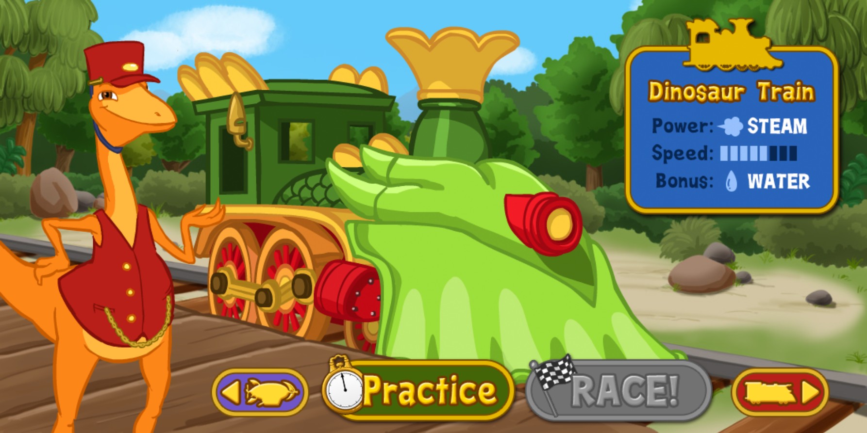 Rail Rally Rail Rally Dinosaur Train Racing: Cyber World Adventure — HTML5 Game ...
